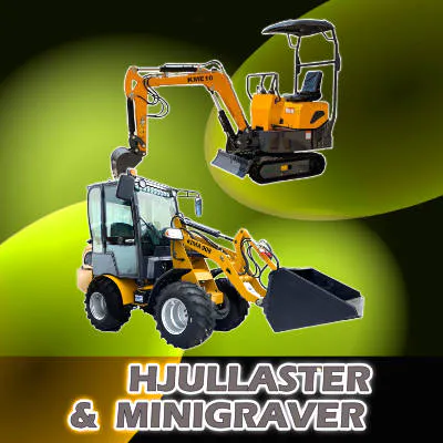 Snarvei til hjullaster og minigraver produkt side